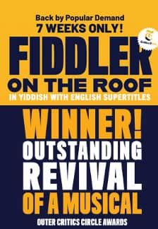 Fiddler on the Roof Broadway Tickets : New World Stages - Stage 1 : Broadway Musical : New York ...