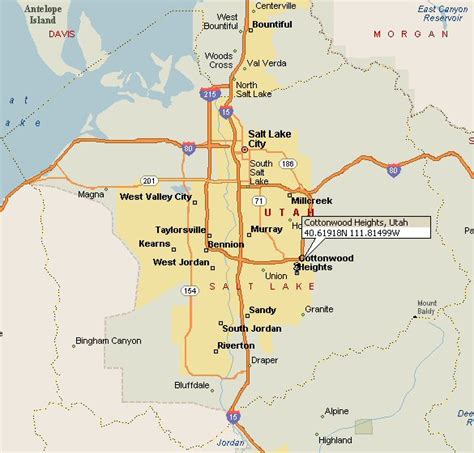 Cottonwood Heights, Utah Map 2