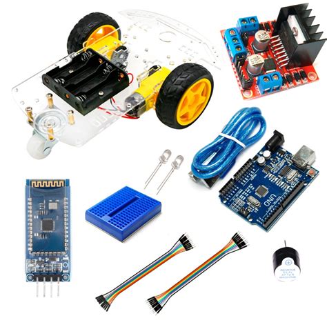 Kit Carro Robot Bluetooth Arduino, Instructivo, Codigo, App - $ 644.00 en Mercado Libre