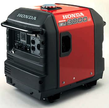 Honda EU3000is 3000w Super Quiet Generator with Handy Electric Start rental