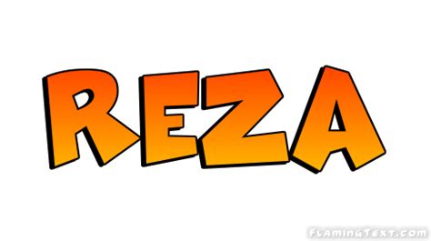 Reza Logo | Free Name Design Tool from Flaming Text