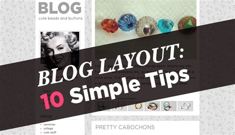 10 Blog Layout Tips - A Beautiful Mess