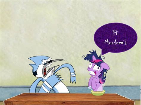 Mordecai And Twilight Sparkle Kiss