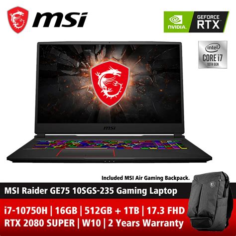 MSI GE75 Raider Price in Malaysia & Specs - RM12999 | TechNave