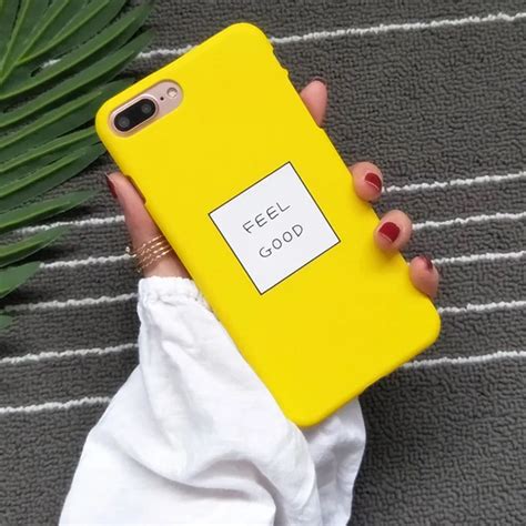 STROLLIFE Letters FEEL GOOD Phone Cases For iPhone 8 Cases Slim Cute ...