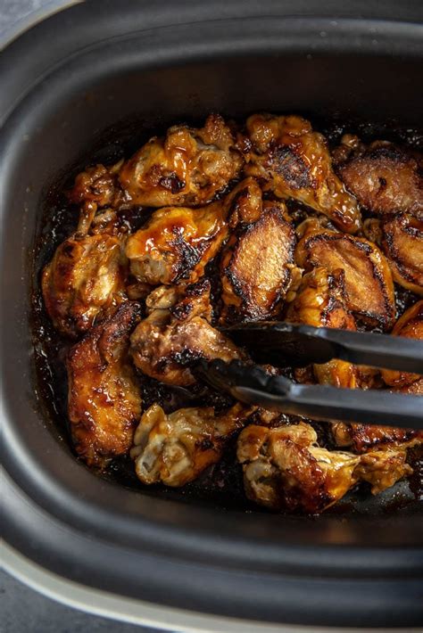 Slow Cooker Chicken Wings with Honey Lime BBQ - Slow Cooker Gourmet