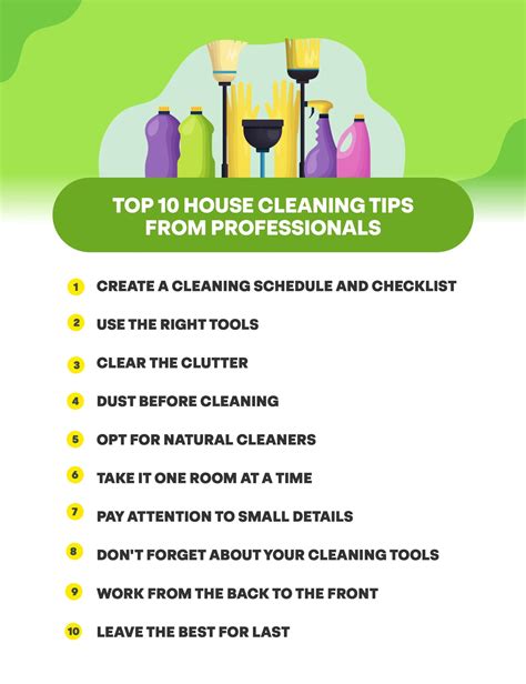 Top 10 Professional House Cleaning Tips | Immaculate Clean