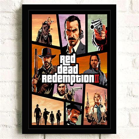 Red Dead Redemption 2 Poster Red Dead Redemption Poster Game - Etsy