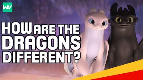 Night Fury VS Light Fury Explained! - What’s The Difference? | How To Train Your Dragon 3 - YouTube