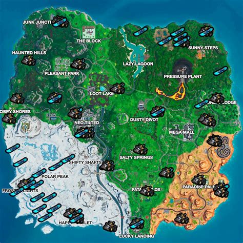 Fortnite Map Locations And Challenges