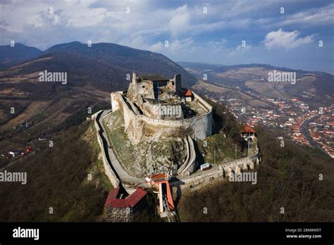 Deva, old medieval citadel landmark Stock Photo - Alamy