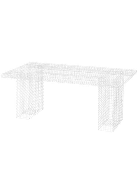 Kalager Design - Wire Dining Table - Dining Table - White