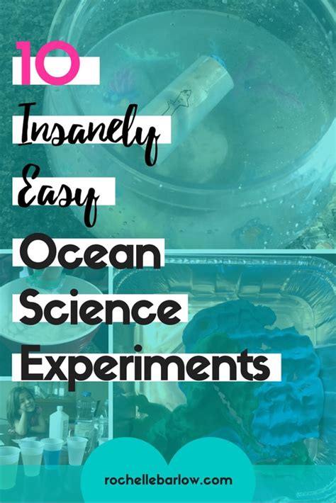 an ocean science experiment with text overlay that reads 10 incredibly ...