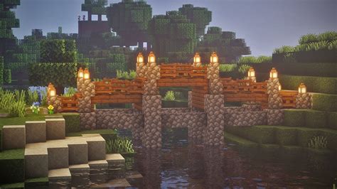 Minecraft : How To Build a Bridge : Creative Design - YouTube