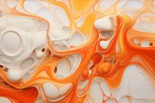 Orange and White Swirl Background Graphic by Equilibrium Prints ...