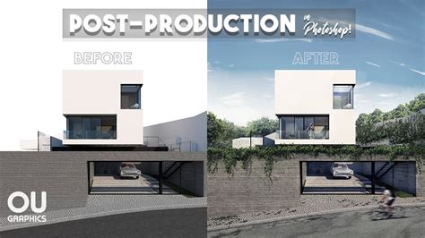 Exterior Architecture Post-production in Photoshop - YouTube