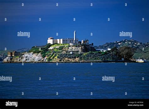 Alcatraz prison in the bay off San Francisco California Stock Photo - Alamy