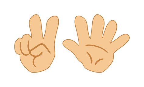 Seven fingers counting icon for education. Hands with fingers. 8358962 ...