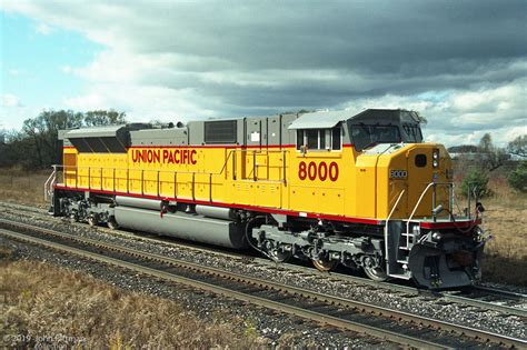 Railpictures.ca - John Parnell photo, J.Pittman collection Photo: UP 8000 was the first ...