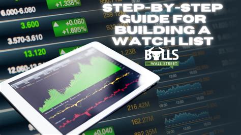 Building a Stock Watch List: Step-By-Step Guide | Bulls on Wall Street