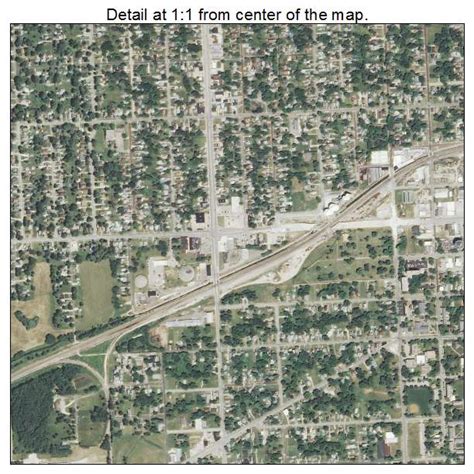 Aerial Photography Map of Galesburg, IL Illinois