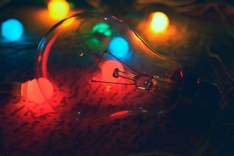 abstract, art, blur, bulb, christmas, color, dark, design | Piqsels