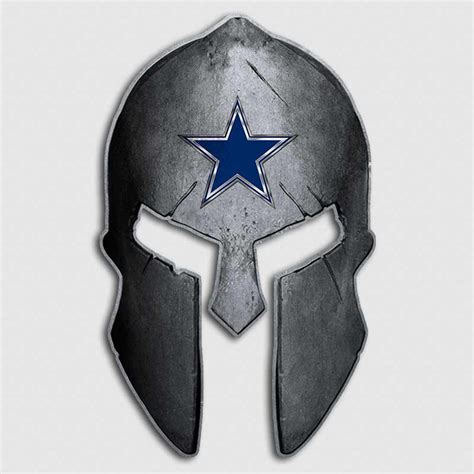 NFL Dallas Cowboys Football Spartan Helmet Decal