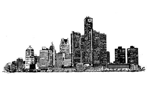 Detroit Skyline Wallpaper - WallpaperSafari