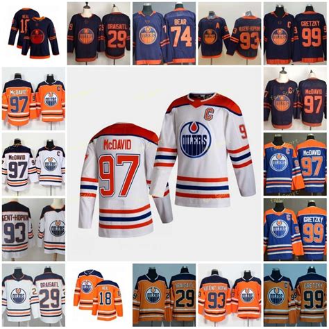 2021 2021 Reverse Retro Edmonton Oilers Jerseys 97 Connor McDavid 29 ...