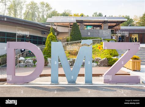 PANMUNJOM, SOUTH KOREA - OCT 24: Third Tunnel Statue, site of Third ...