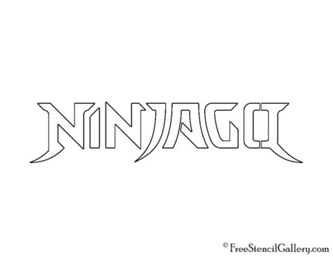 Lego - Ninjago Logo Stencil | Free Stencil Gallery