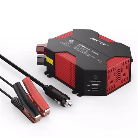 BESTEK Car Adapter Converter 400W Power Inverter Power Adapter 12V DC ...