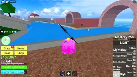 Roblox blox fruits fountain city - YouTube