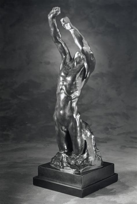 Beautiful bronze sculpture on marble base (copy): The Kiss by Auguste Rodin, France, 19th ...