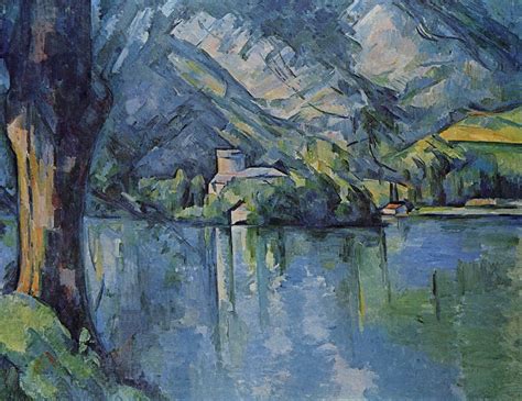 The Lac d'Annecy - Paul Cezanne - WikiArt.org - encyclopedia of visual arts