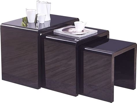 Black Side Table For Living Room : Accent Meja Drawers Pertaining ...