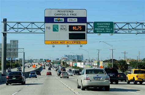 I-95 express lanes: Rates will no longer flash at gantry. - Sun Sentinel