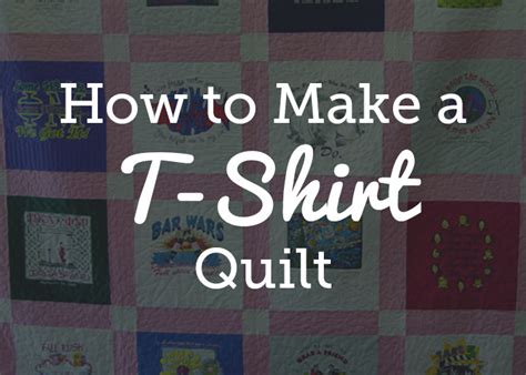 Quick and Easy T-Shirt Quilt Tutorial | National Quilters Circle