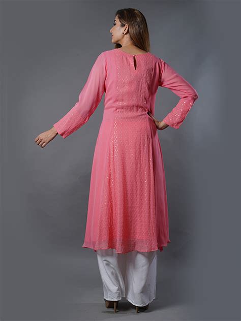 Light Pink Color Designer Kurti - W & G