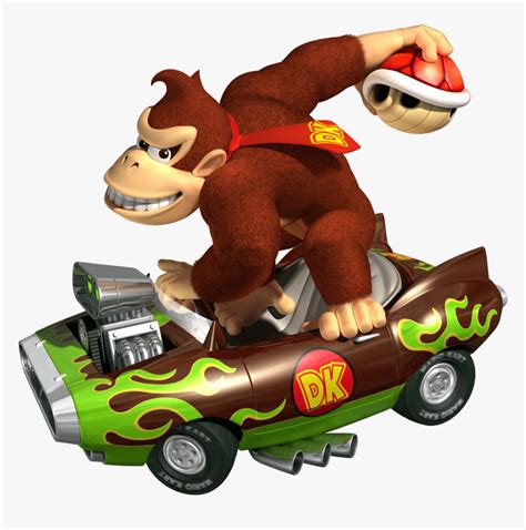 Transparent Mario Cart Png - Donkey Kong Mario Kart Characters, Png ...