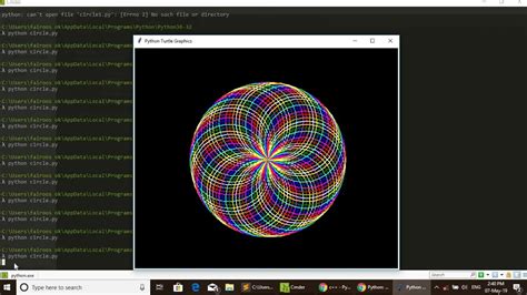 Python Turtle Graphics - Python Tutorial for Beginners - Circles - YouTube