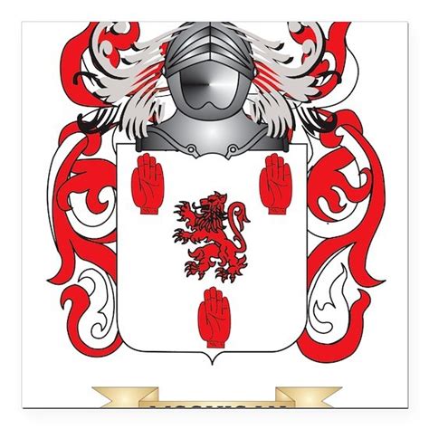 McGuigan Coat of Arms - Family Crest Square Car Ma by Tshirts-Plus - CafePress