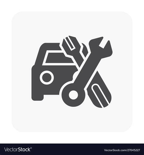 Car maintenance icon Royalty Free Vector Image