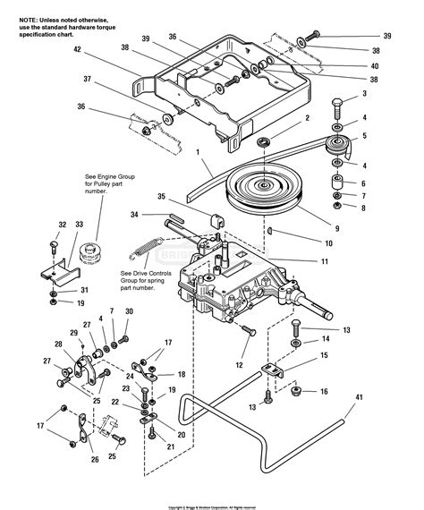 Simplicity 1693442 - 2514G, 14HP Gear (CE/Export) TRACTOR ONLY Parts Diagram for Transmission ...