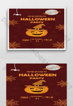 Halloween Party Poster Template | PSD Free Download - Pikbest