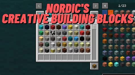 [1.19.2] Nordic's Creative Building Blocks (770+ New Blocks) Minecraft Mod