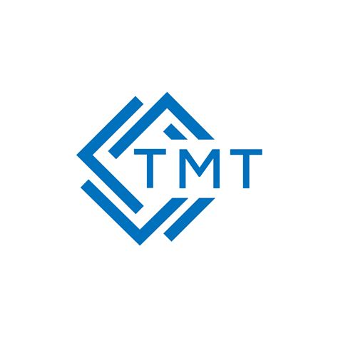 TMT technology letter logo design on white background. TMT creative ...