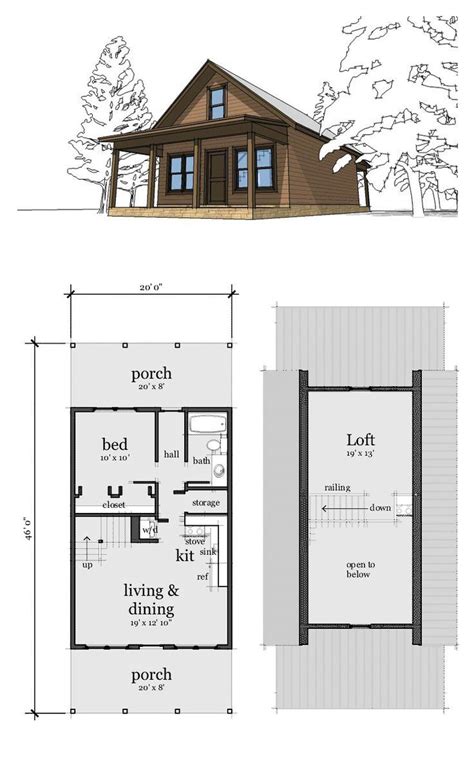 24x36 Cabin Floor Plans With Loft - Flooring Ideas