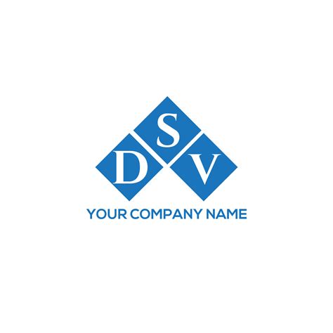 DSV letter logo design on white background. DSV creative initials ...