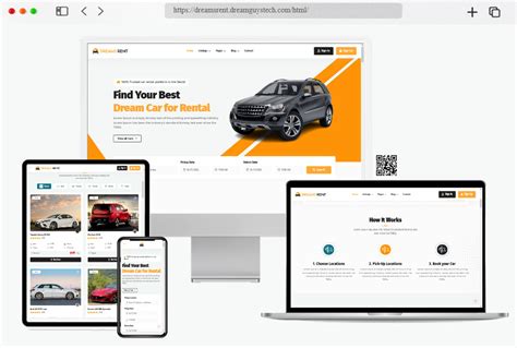 6 Best Car Rental Website Templates 2023 - freshDesignweb